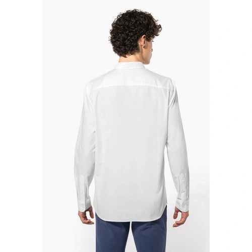 Camisa oxford de manga larga hombre