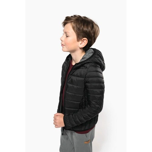 Chaqueta acolchada y ligera con capucha niños