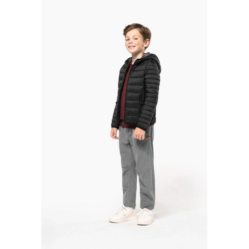 Chaqueta acolchada y ligera con capucha niños