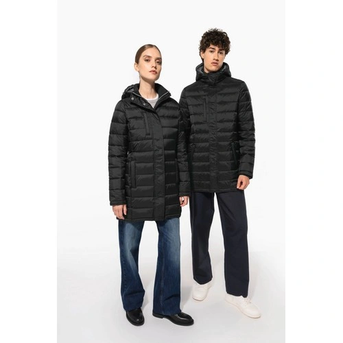 Parka ligera acolchada con capucha para hombre