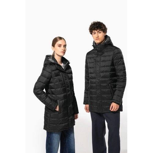 Parka ligera acolchada con capucha para hombre