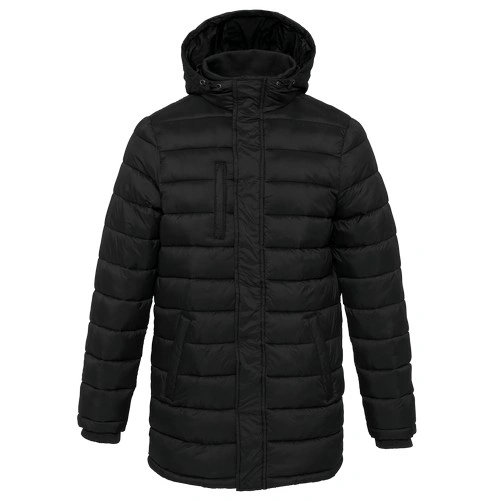 Parka ligera acolchada con capucha para hombre
