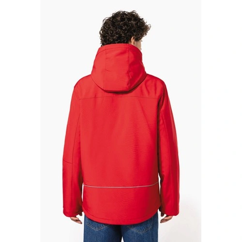 Parka softshell acolchada con capucha hombre