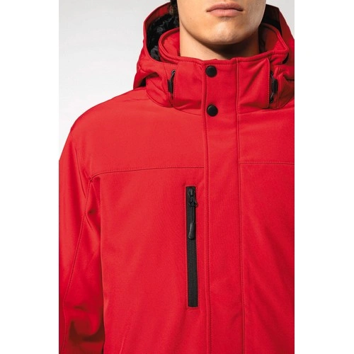 Parka softshell acolchada con capucha hombre