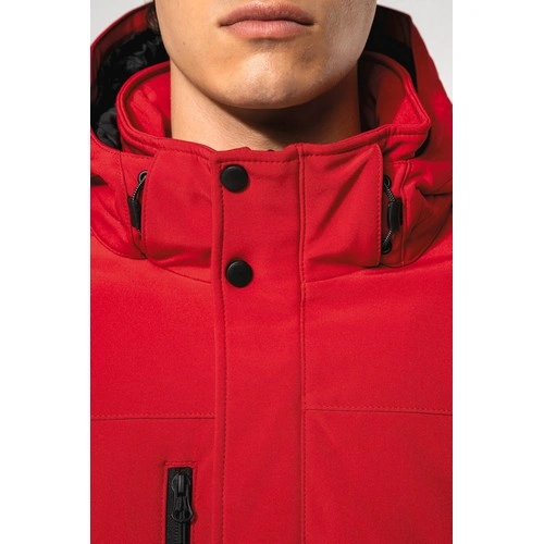 Parka softshell acolchada con capucha hombre