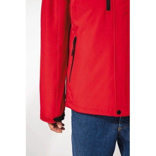 Parka softshell acolchada con capucha hombre