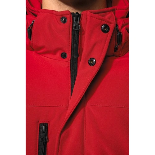 Parka softshell acolchada con capucha hombre