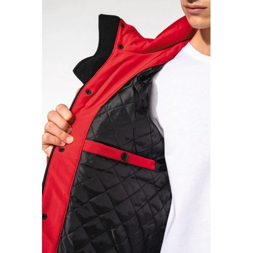 Parka softshell acolchada con capucha hombre