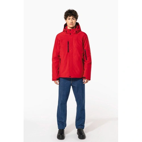 Parka softshell acolchada con capucha hombre