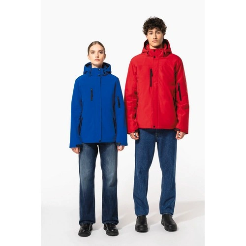 Parka softshell acolchada con capucha hombre