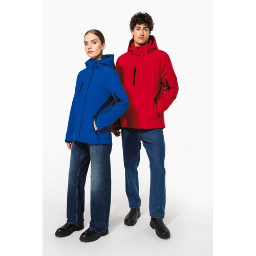 Parka softshell acolchada con capucha hombre