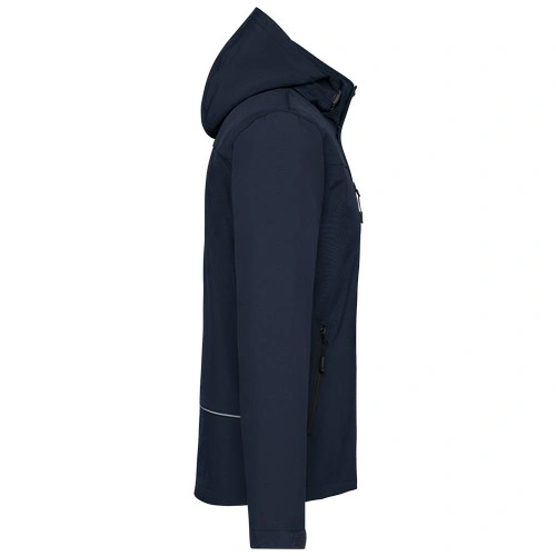 Parka softshell acolchada con capucha hombre