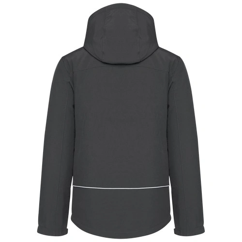 Parka softshell acolchada con capucha hombre