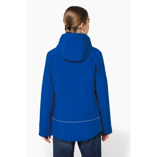 Parka softshell acolchada con capucha mujer