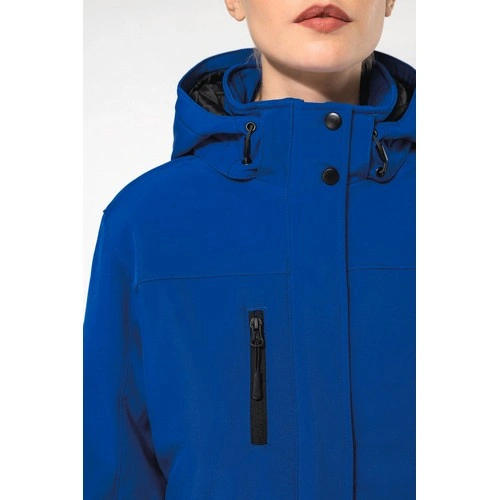 Parka softshell acolchada con capucha mujer