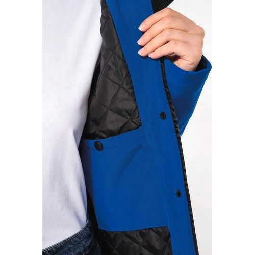 Parka softshell acolchada con capucha mujer