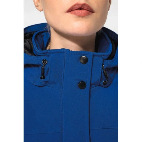 Parka softshell acolchada con capucha mujer