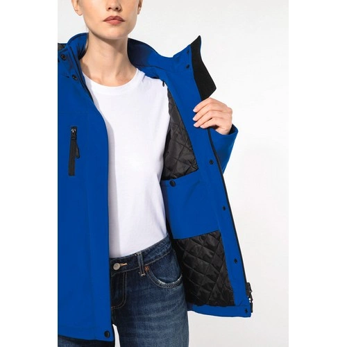 Parka softshell acolchada con capucha mujer