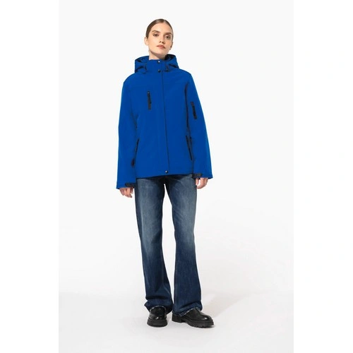 Parka softshell acolchada con capucha mujer