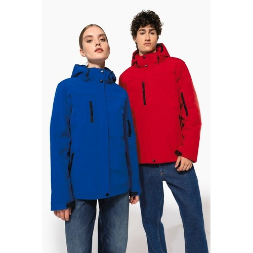 Parka softshell acolchada con capucha mujer