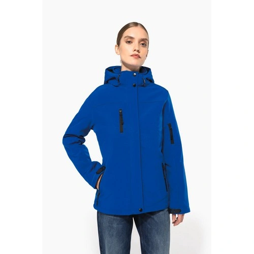 Parka softshell acolchada con capucha mujer