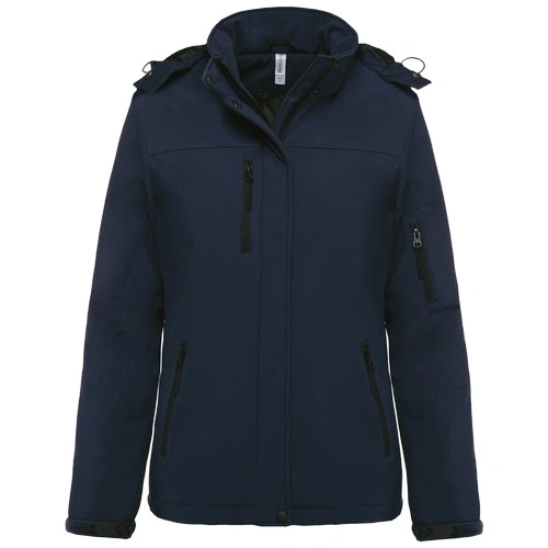 Parka softshell acolchada con capucha mujer