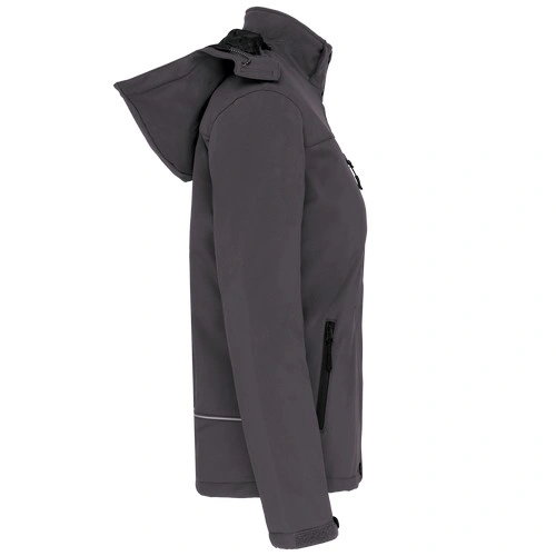 Parka softshell acolchada con capucha mujer