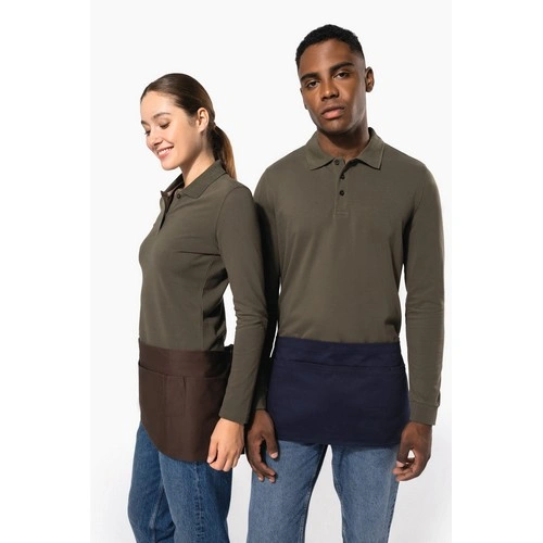 Delantal corto algodón