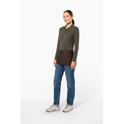 Delantal corto algodón