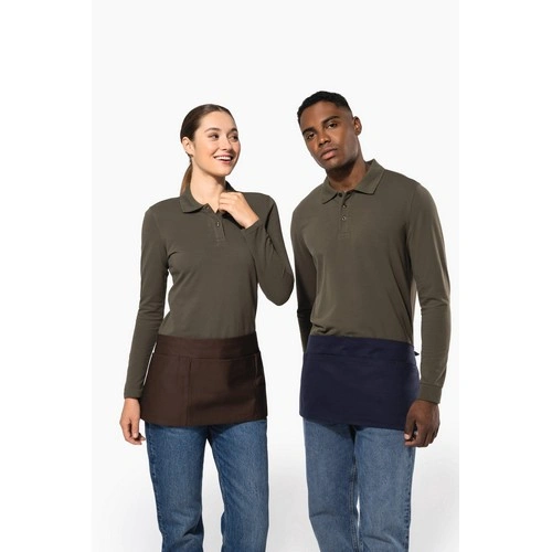 Delantal corto algodón