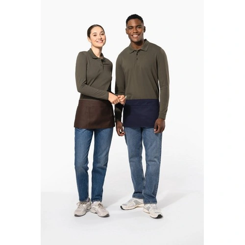 Delantal corto algodón