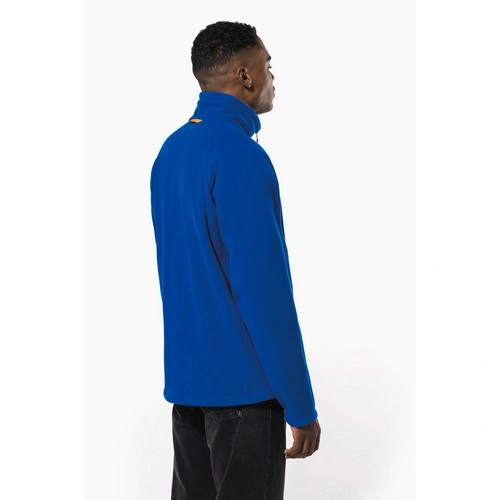 Chaqueta micropolar con cremallera y mangas raglán hombre