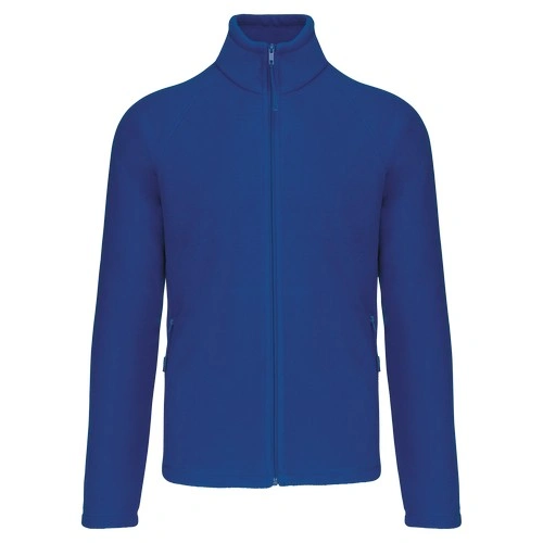 Chaqueta micropolar con cremallera y mangas raglán hombre