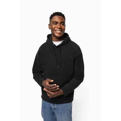 Sudadera oversize con capucha - micropolar reciclado - Unisex