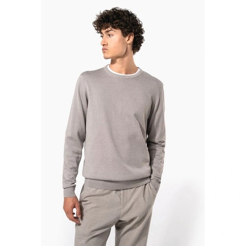 Jersey cuello redondo manga larga hombre