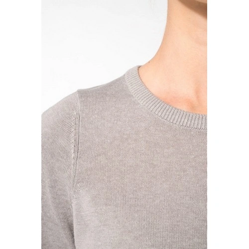 Jersey cuello redondo manga larga mujer