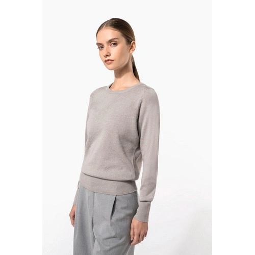 Jersey cuello redondo manga larga mujer