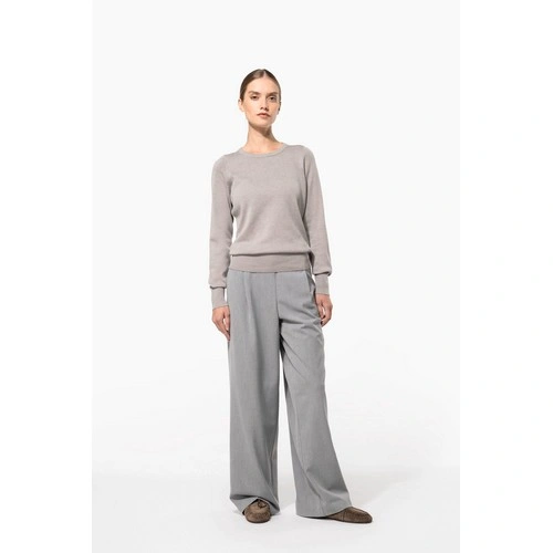 Jersey cuello redondo manga larga mujer