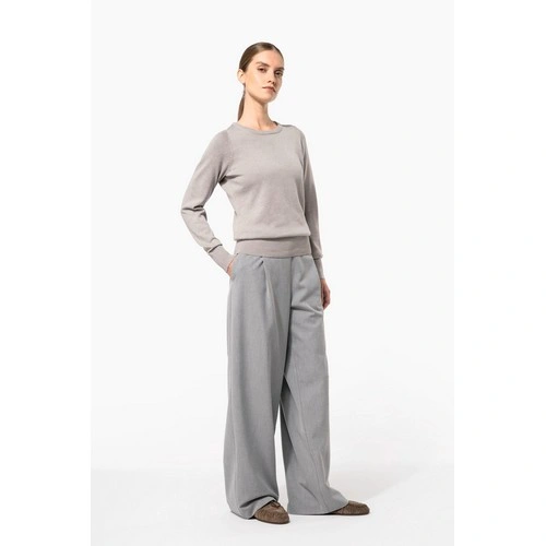 Jersey cuello redondo manga larga mujer