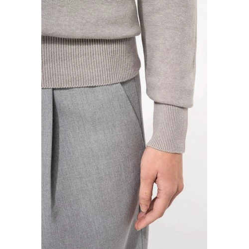 Jersey cuello redondo manga larga mujer