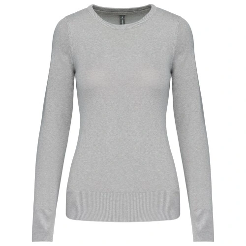 Jersey cuello redondo manga larga mujer