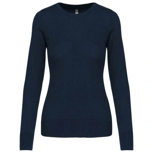 Jersey cuello redondo manga larga mujer