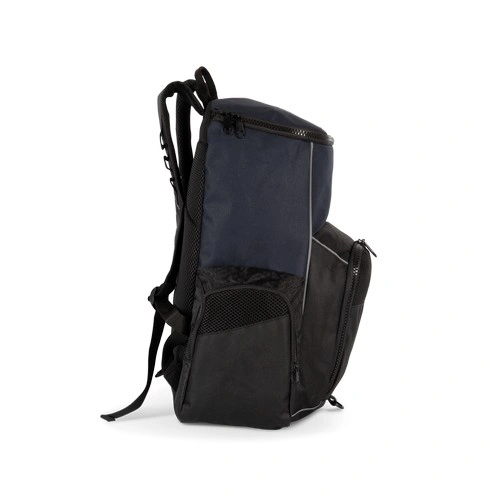 Mochila de deporte con portaobjetos confeccionada en material reciclado