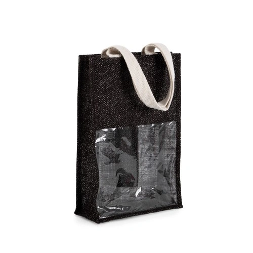 Bolsa de yute para botellas