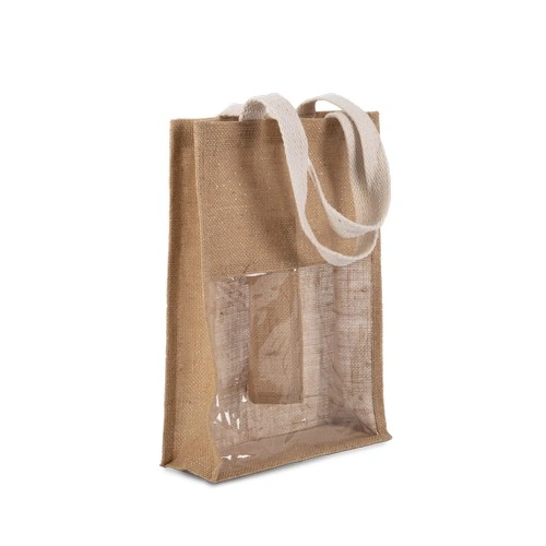 Bolsa de yute para botellas