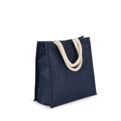 Bolsa estilo tote de tela de yute, modelo grande