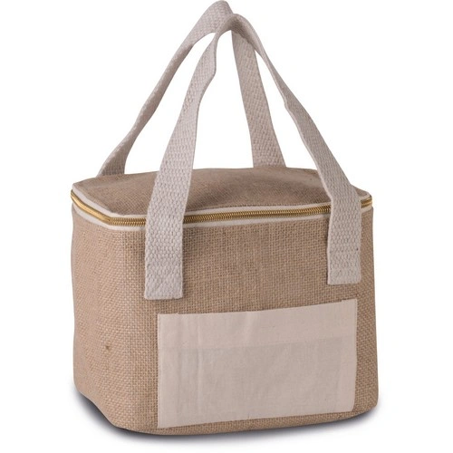 Bolsa isotérmica de yute - modelo pequeño