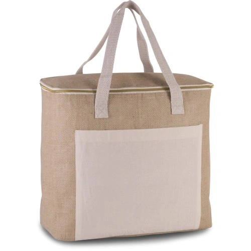 Bolsa isotérmica de yute - modelo grande