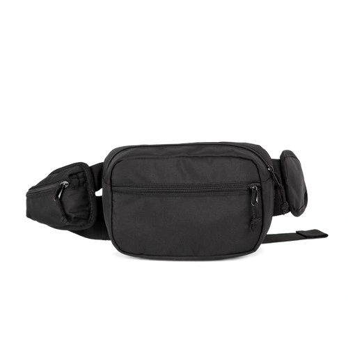 Riñonera grande reciclada con bolsillo lateral