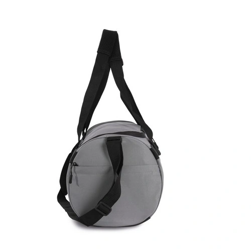 Bolsa de deporte cilíndrica con compartimento separado para calzado